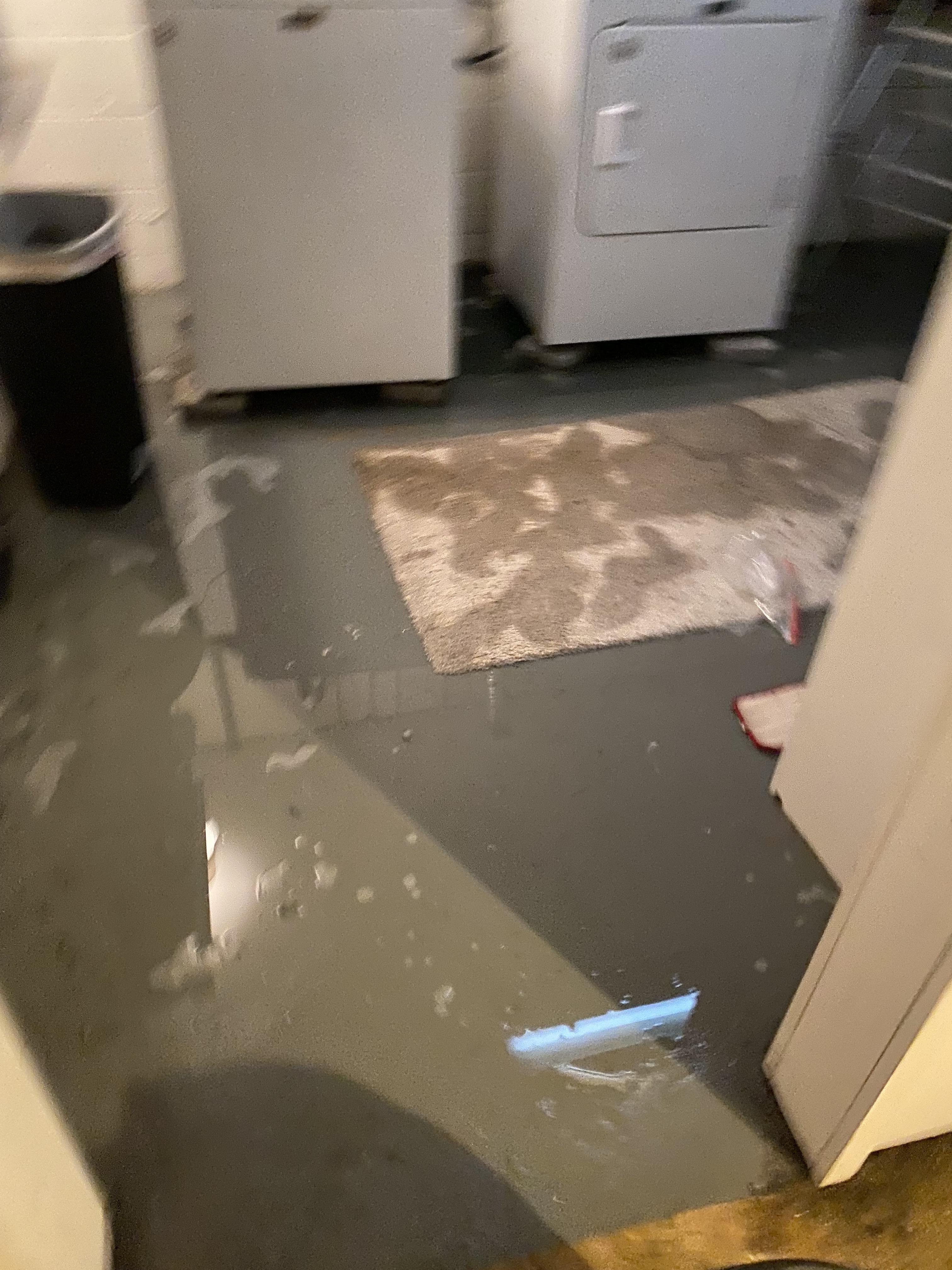 Washing machine leak leads to inches of water in basement in Tarrytown, NY
