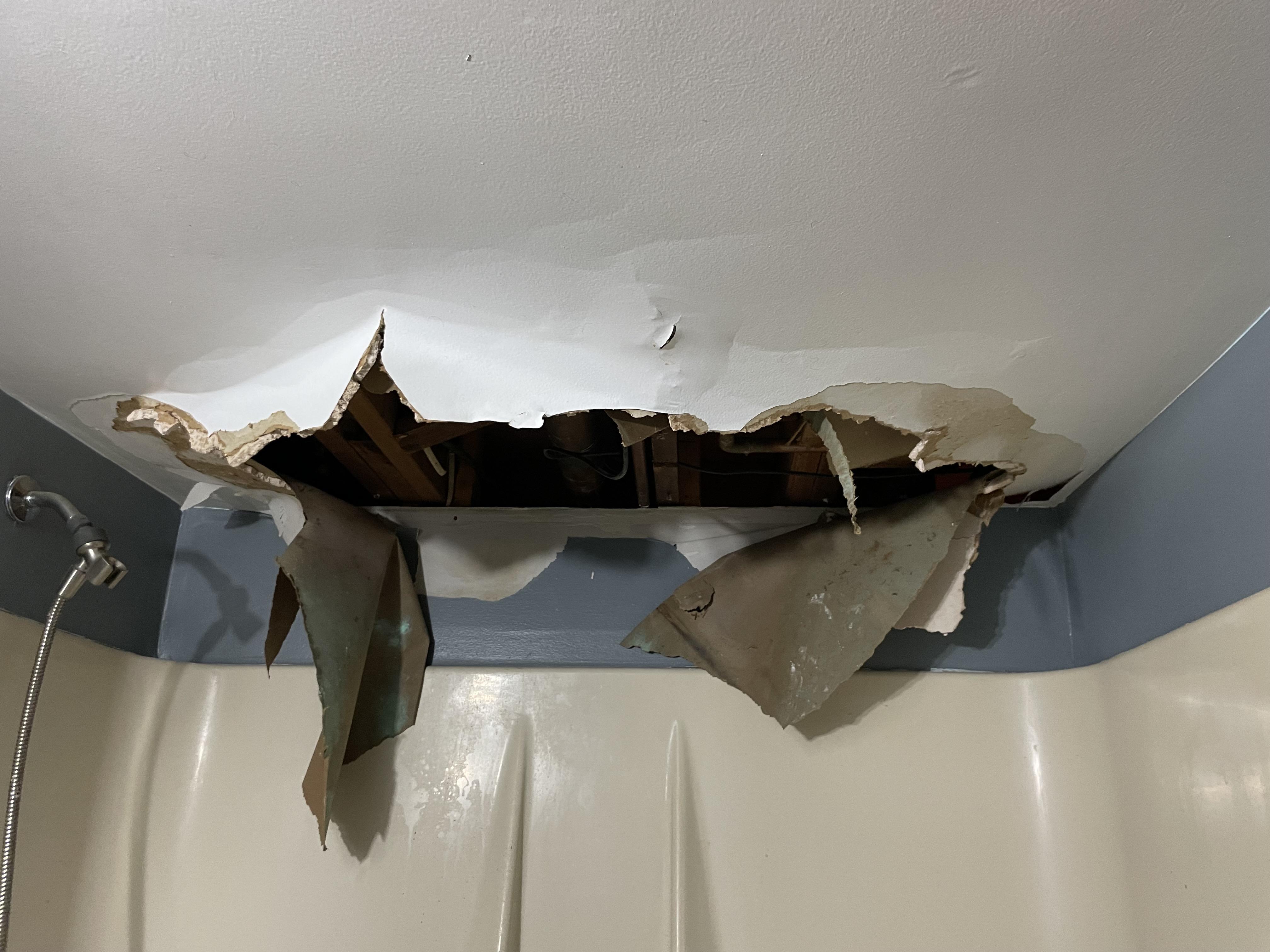 Toilet leak leads to full bathroom demolition in Bridgeport, CT