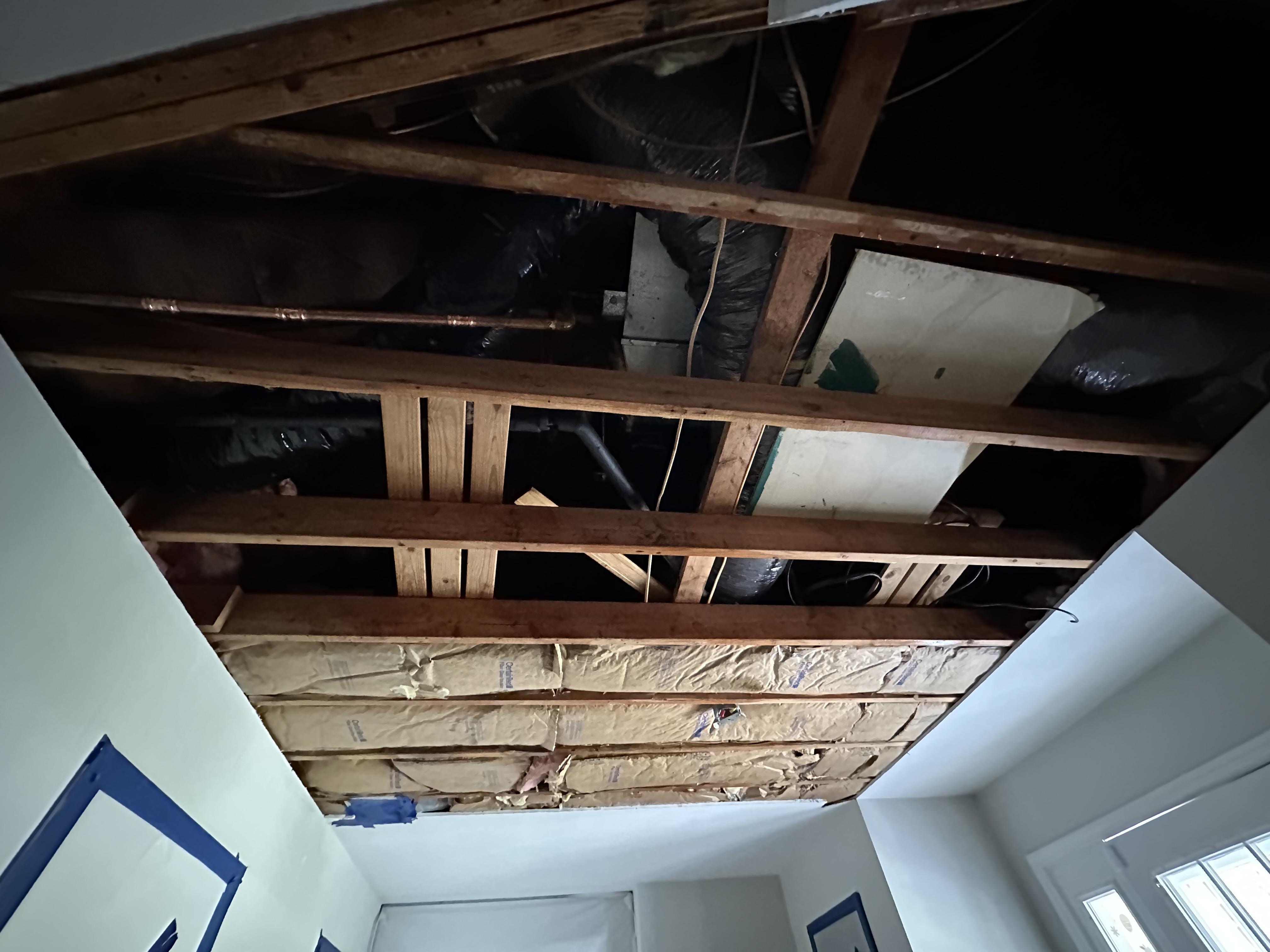 Post ceiling removal
