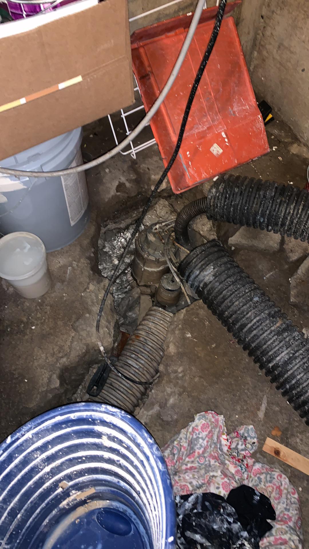 Water leak in finished basement