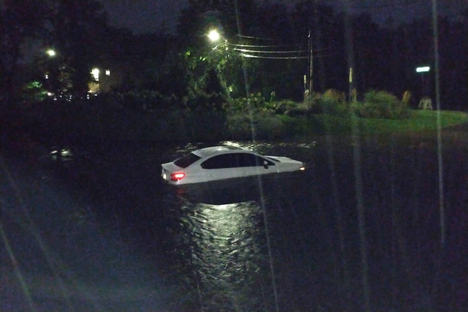 Flooding from hurricane in East Fishkill, NY 