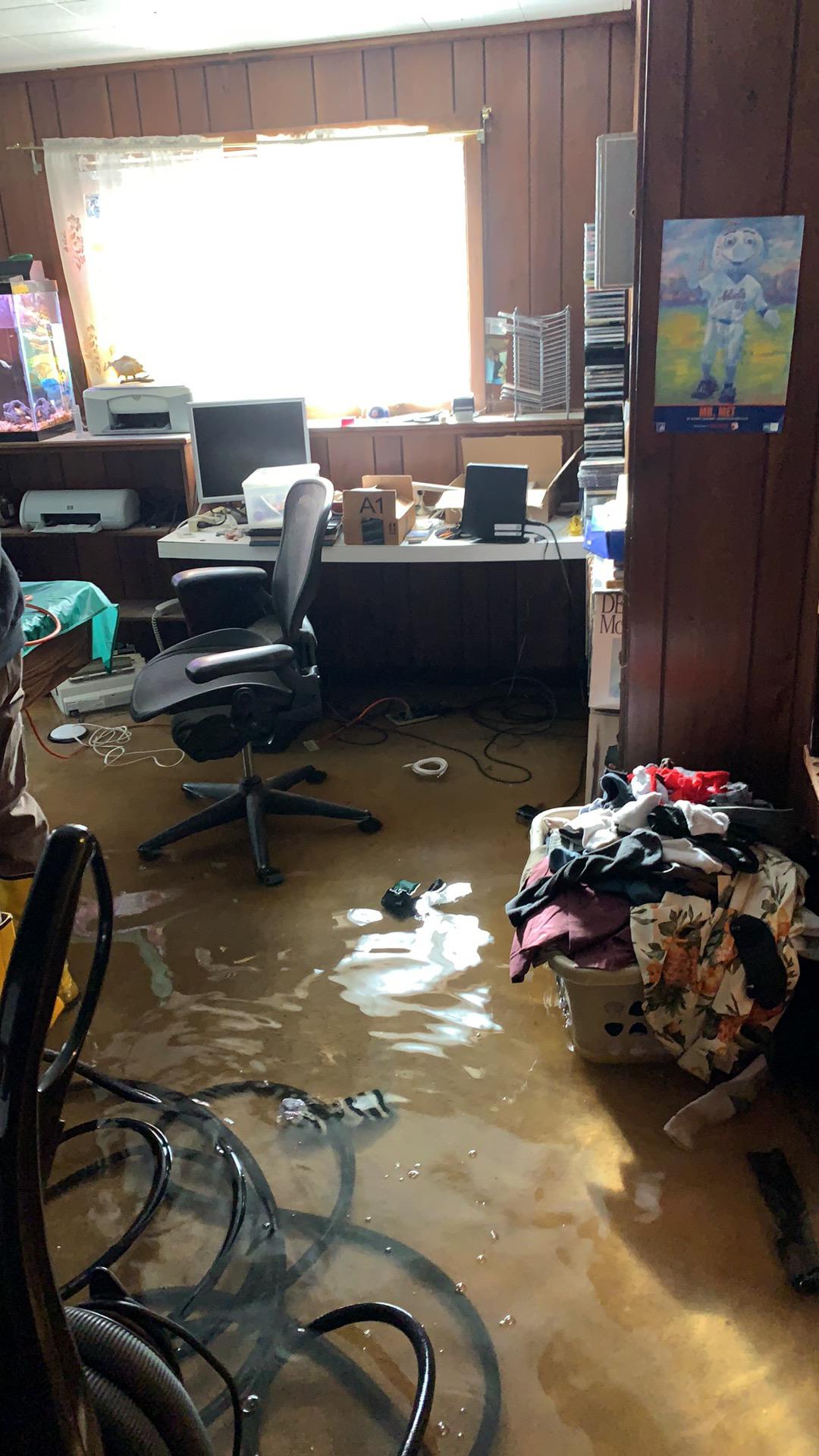 Flood in basement