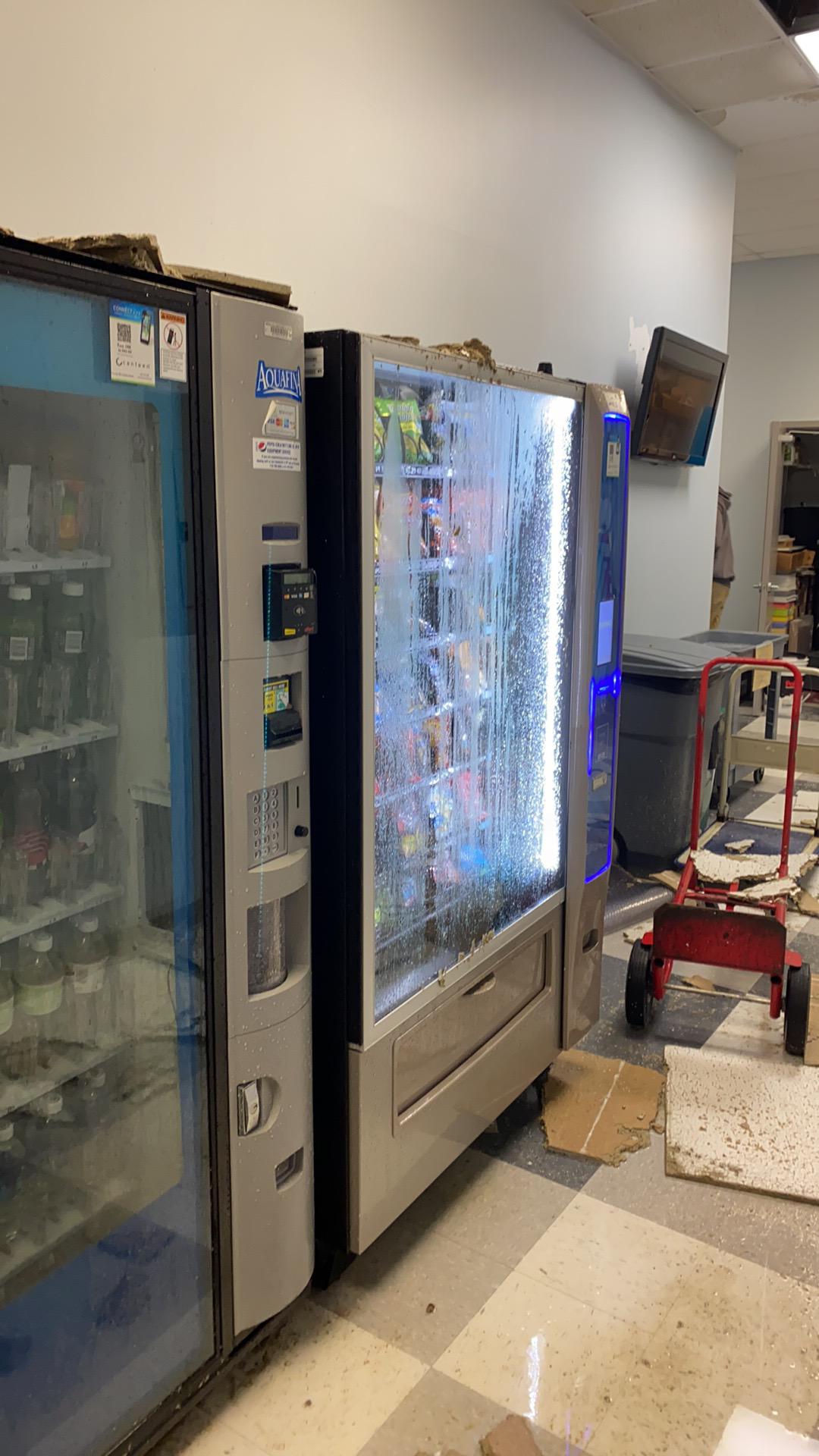 Soaked vending machine