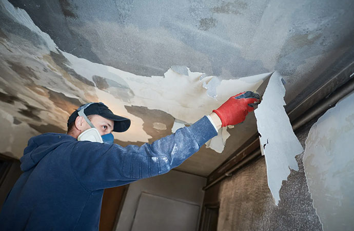 Smoke Stained Ceiling Repair in Westchester & Fairfield Counties